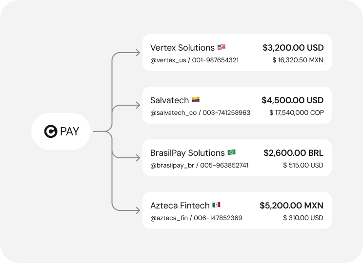 Global payments infrastructure